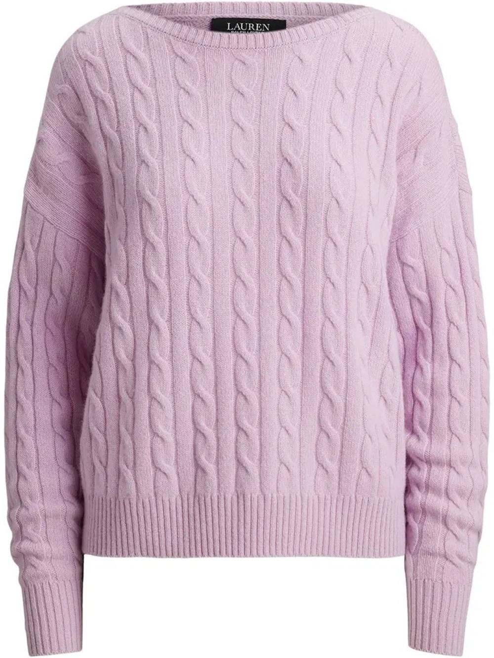 Lauren Women's Ralph Lauren Cable-Knit Wool-Cashmere Sweater XL